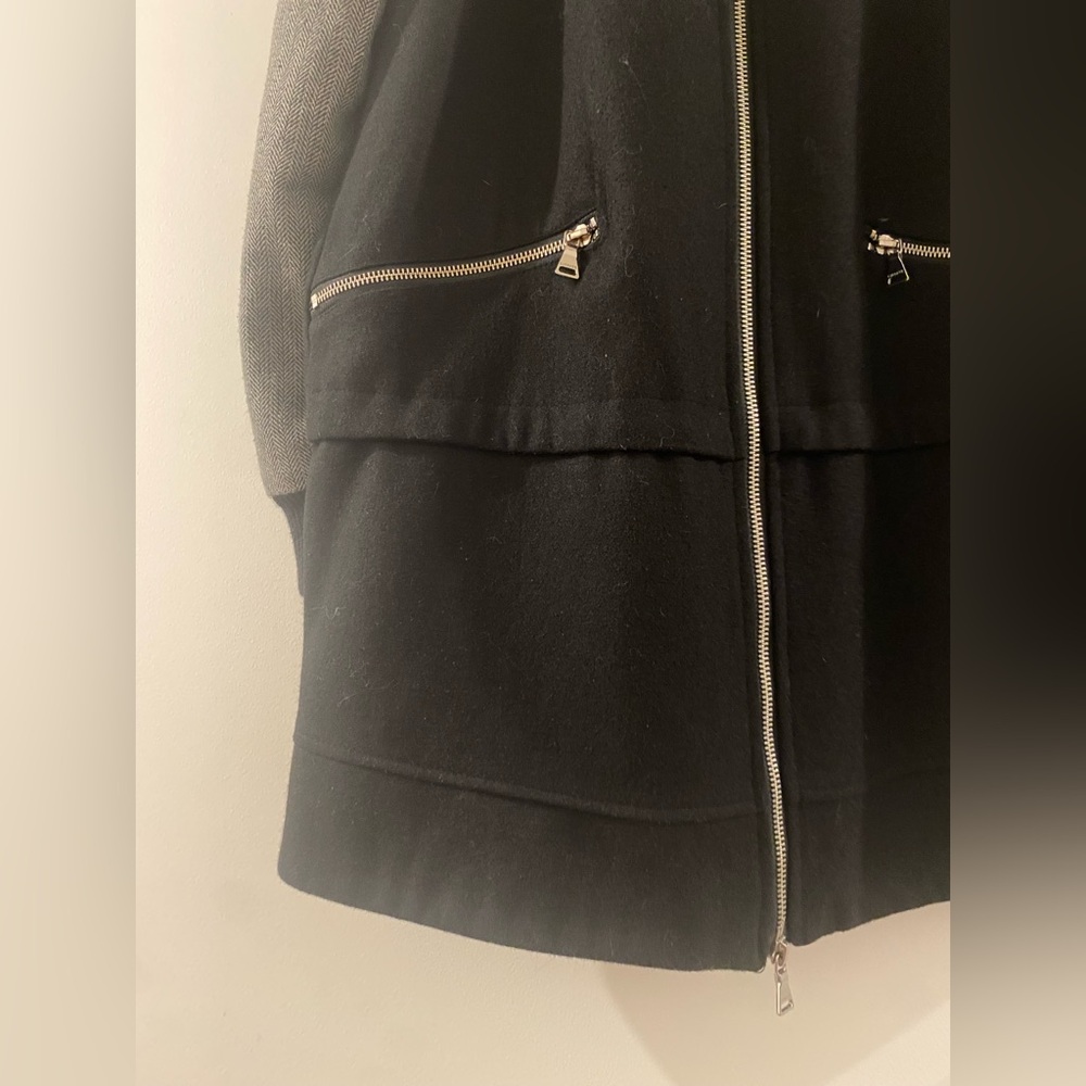 Express Hooded Wool Blend Coat - Picture 3 of 9
